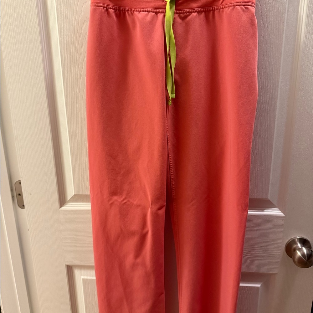 Figs Coral Scrub Pants